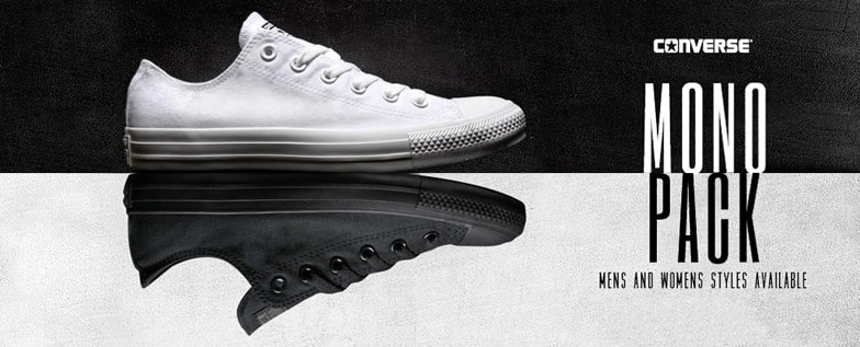 Mesn and Womens Converse Monopack now available from Footasylum