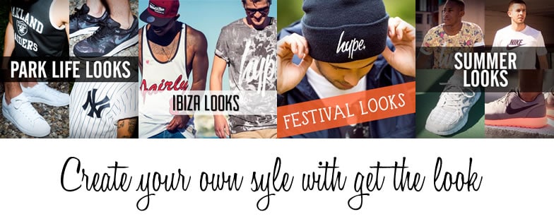 Check out the Get The Looks with Footasylum to mix and match your own style