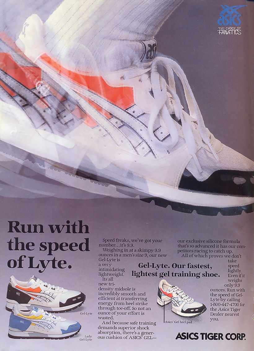 asics trainers history