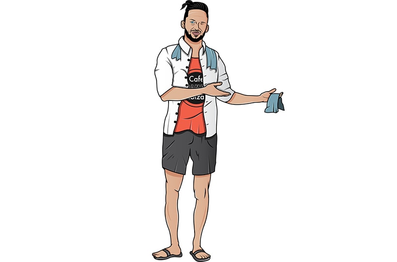 Guys You'll See In Ibiza - The Cheeky Barman