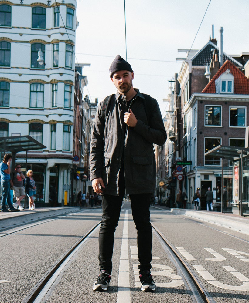 DJ Lenzman tramline Amsterdam