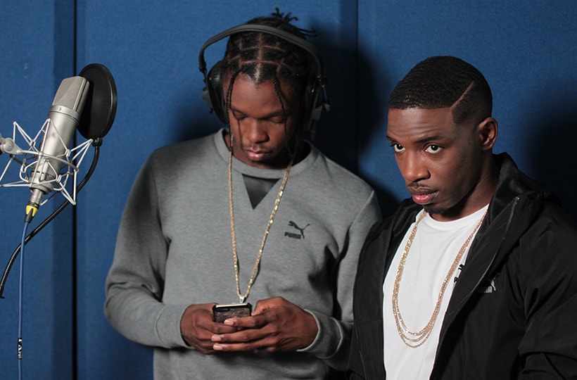 Krept and Konan in studio