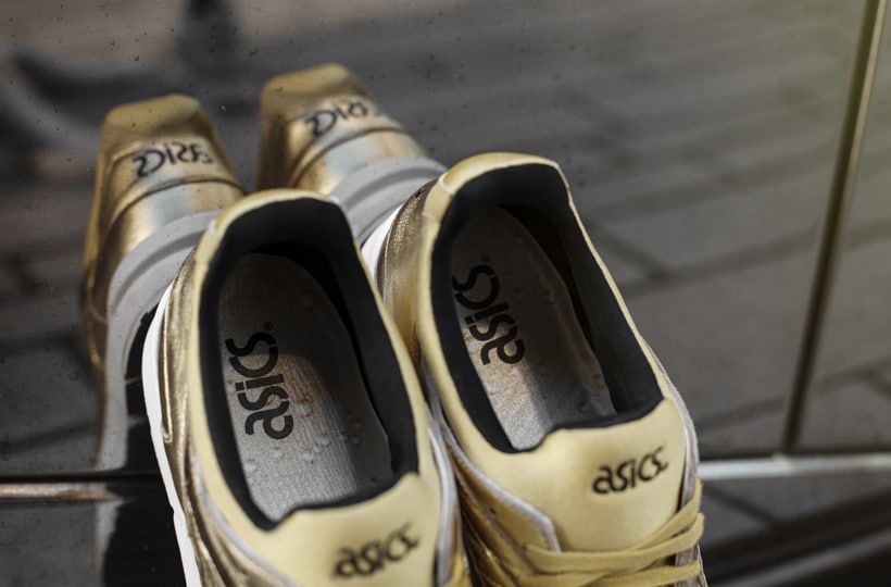 ASICS Gel-Lyte V Gold detail