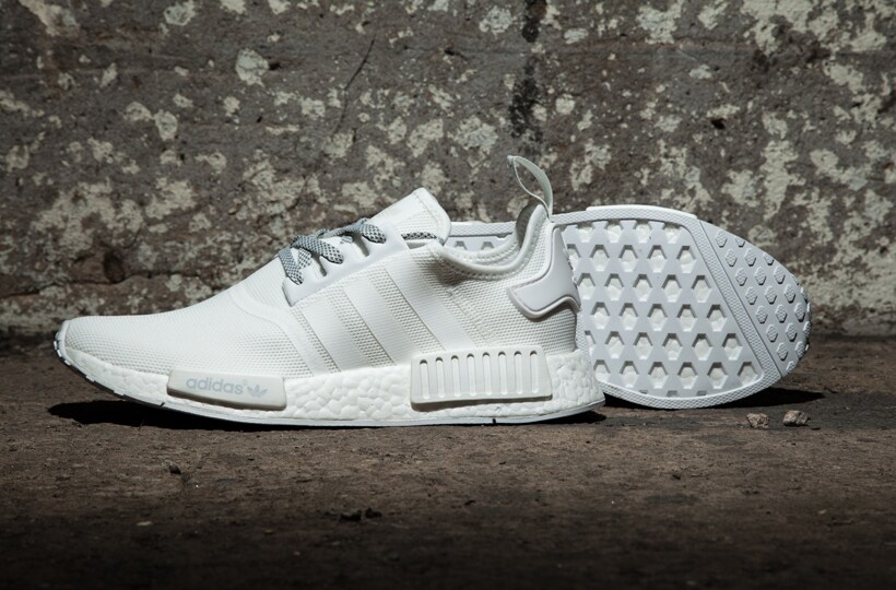 White NMD pknit