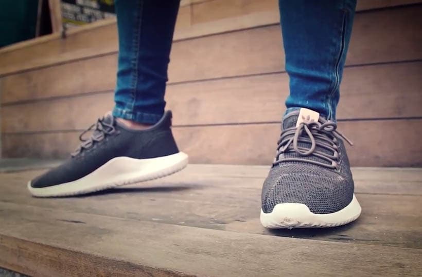 adidas shadow tubular on feet