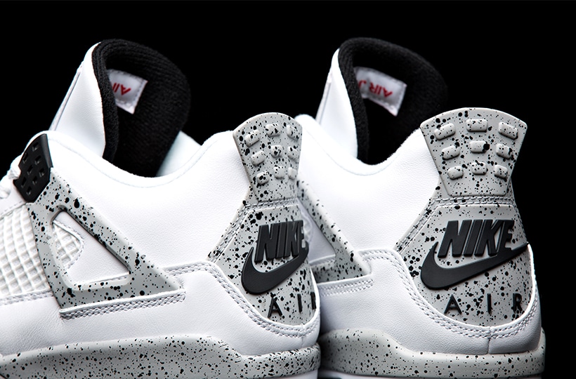 Air Jordan White Cement Heel