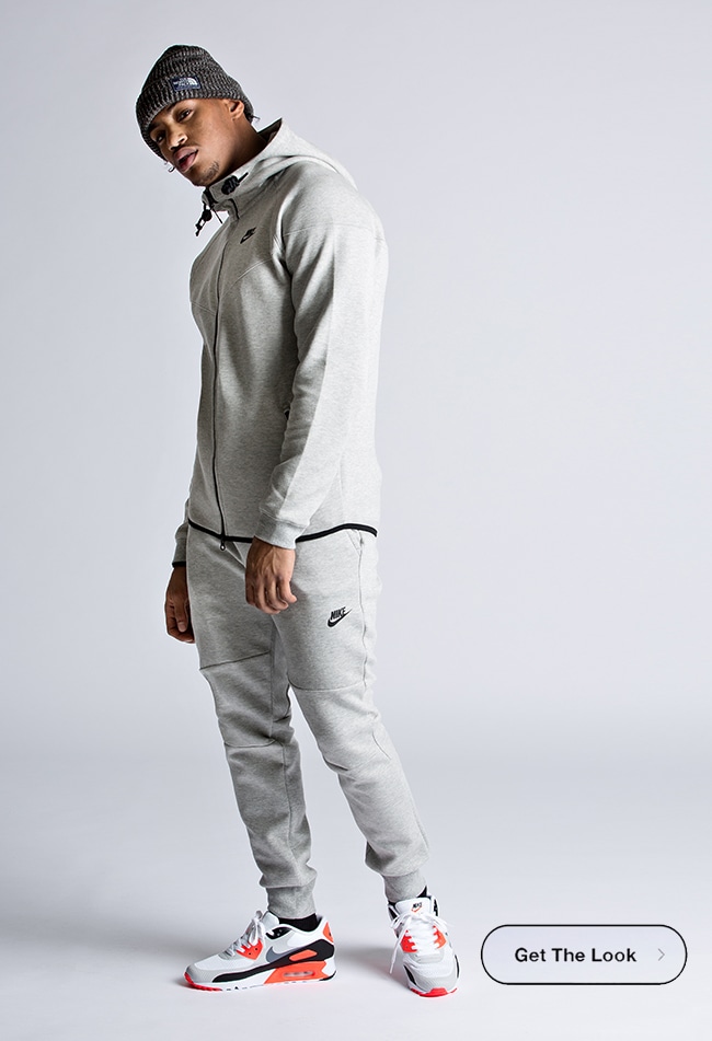 michael b jordan nike tech fleece