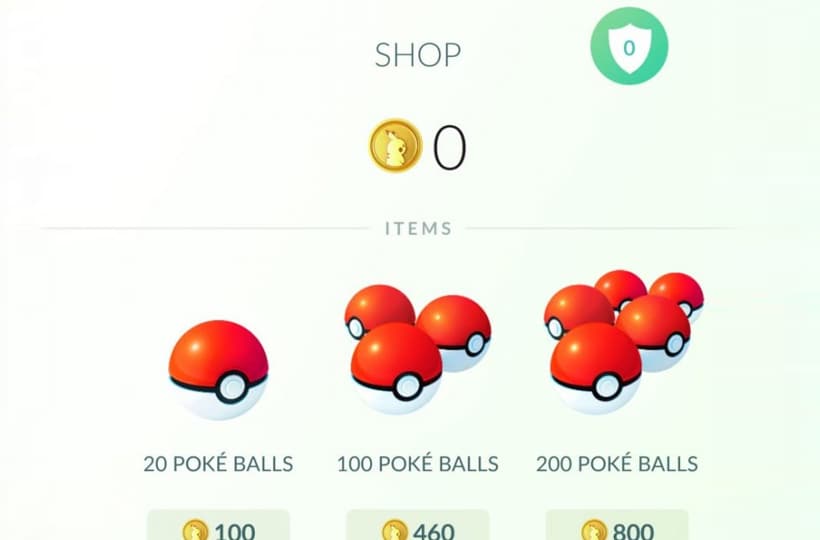 Pokemon Go store