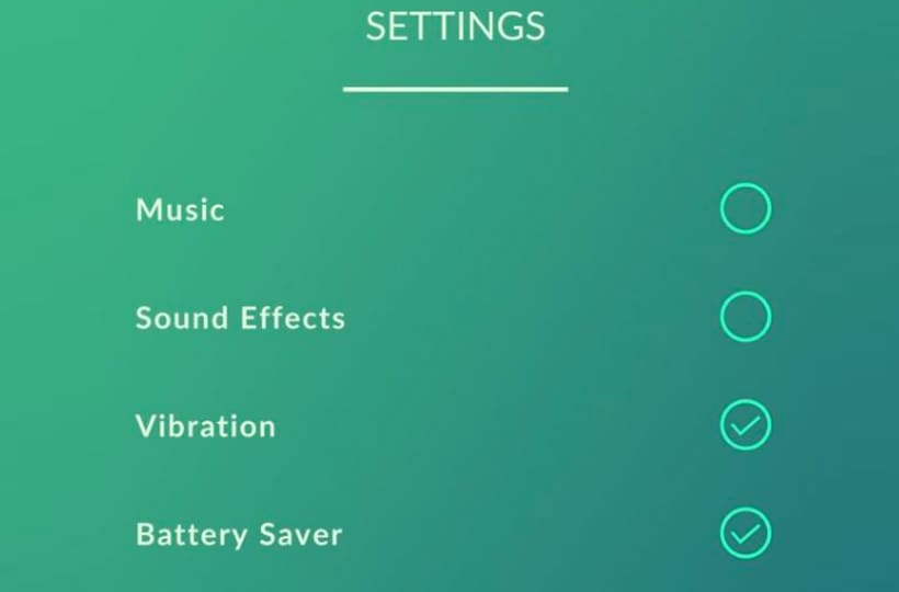 Pokemon GO battery saver mode