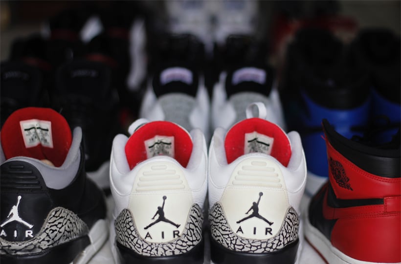 back of the jordan sneak