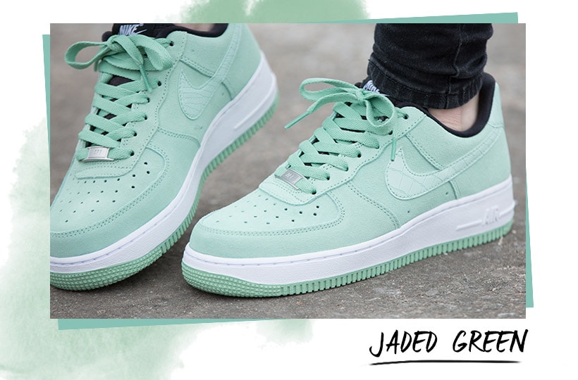 green pastel trainers