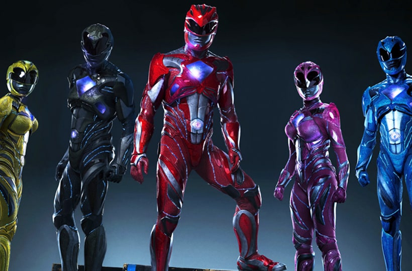 New outfits for the Power rangers