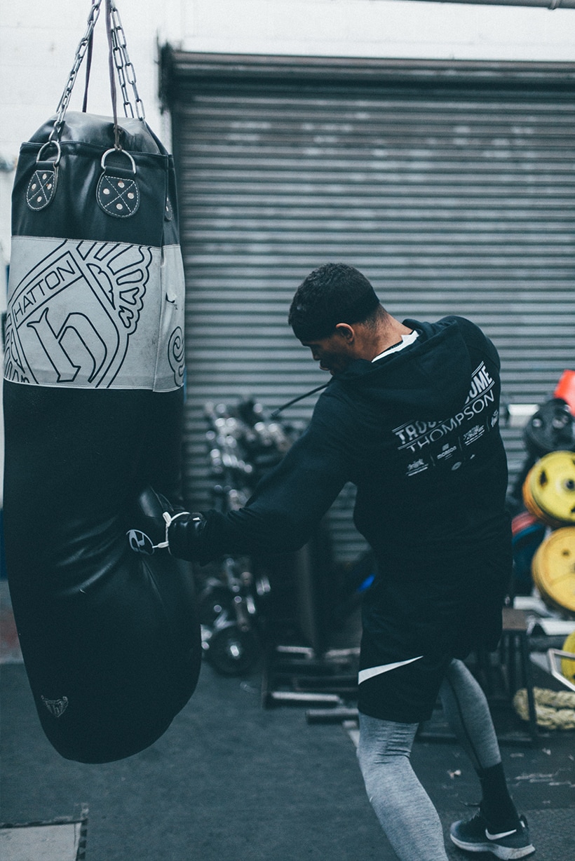 Jordan Troublesome Thompson punching bag