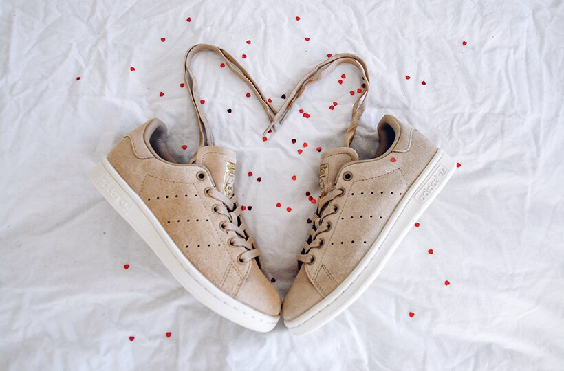 adidas Stan Smith in nude LoveAtFirstLace