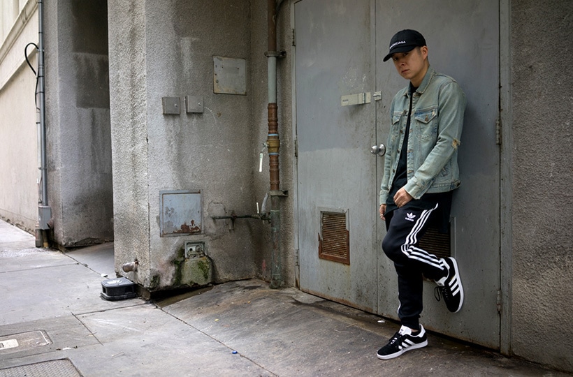 LDN2HK wearing adidas Gazelle