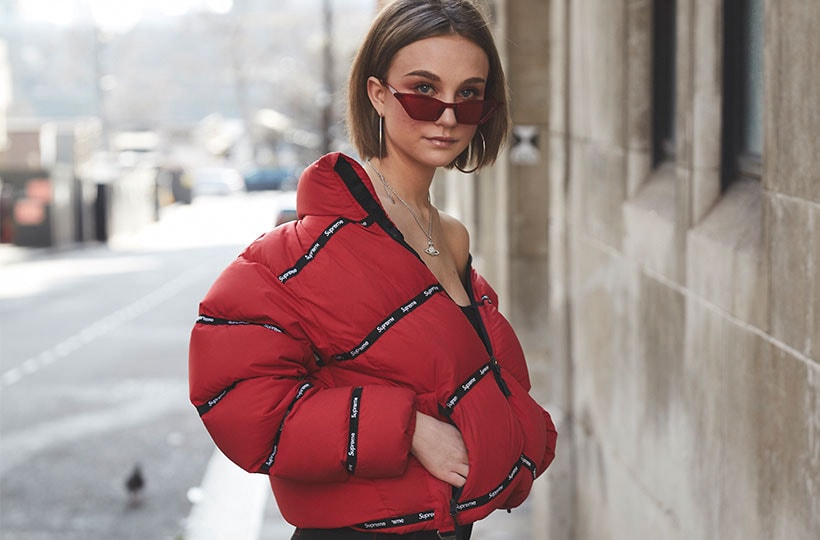 london fashion week puffer jacket trend
