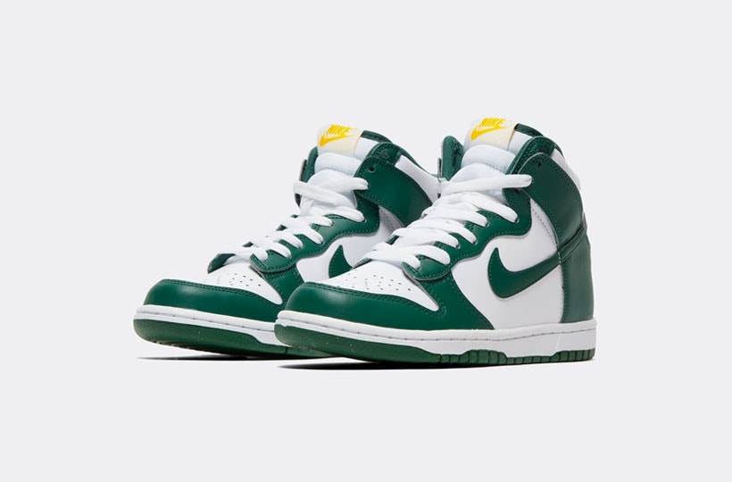 Launch: Junior Nike Dunk High Noble Green | Dunk Launches