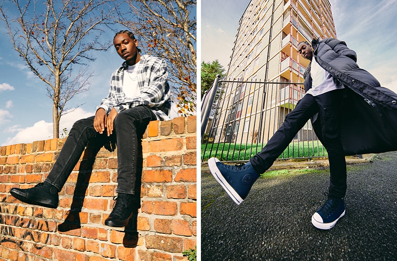 How to Style Black Converse Black Converse High Tops