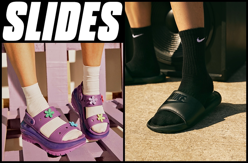 Wearing the Trend: Socks and Slides | The Lowdown | Footasylum