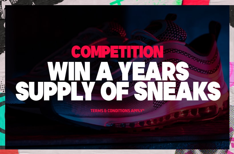 Win a year's supply of sneakers