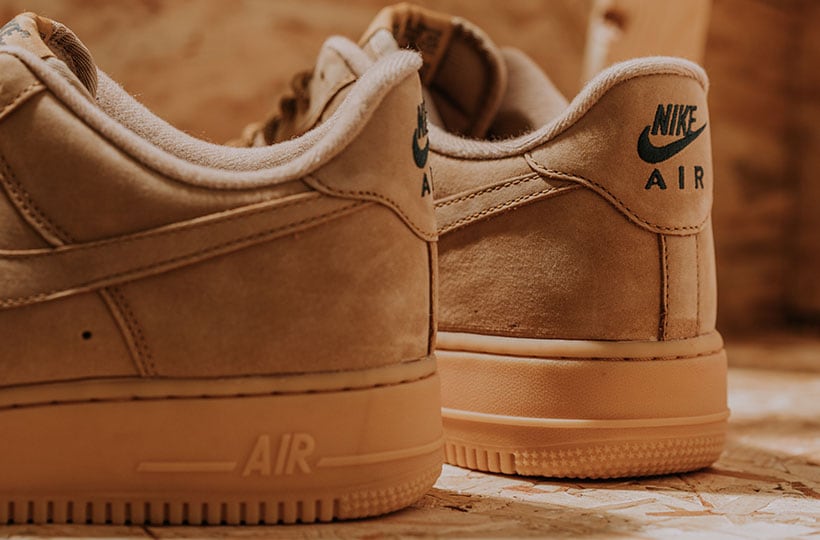 air force 1 low flax on feet