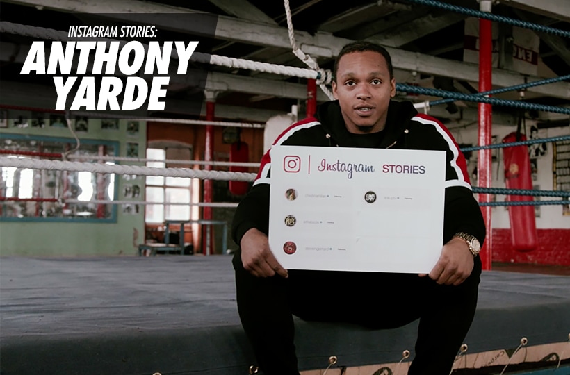 Instagram Stories: Anthony Yarde