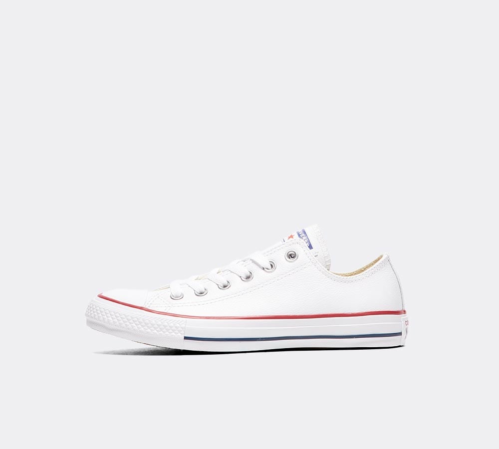 converse all star ox leather white womens