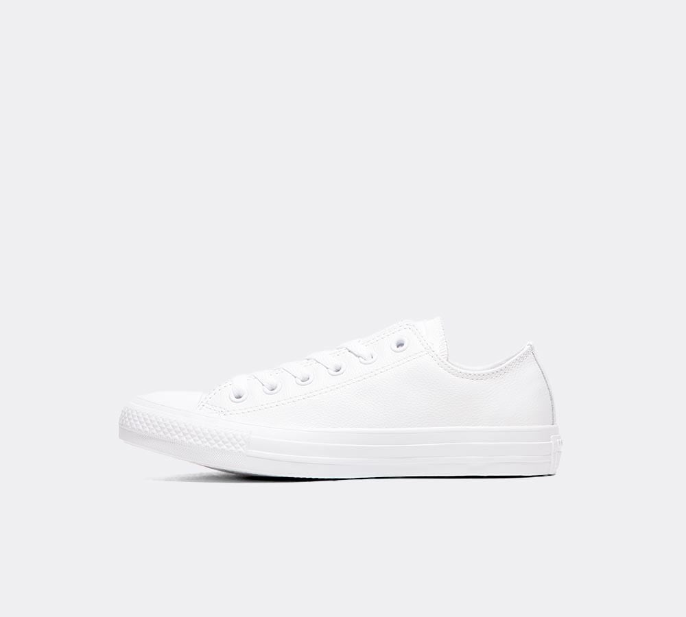 converse white all star oxford mono trainers