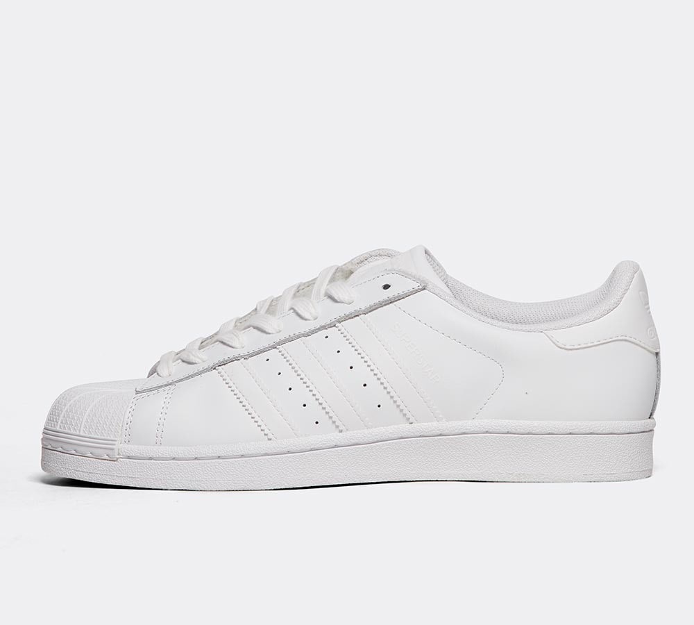 white superstar trainers