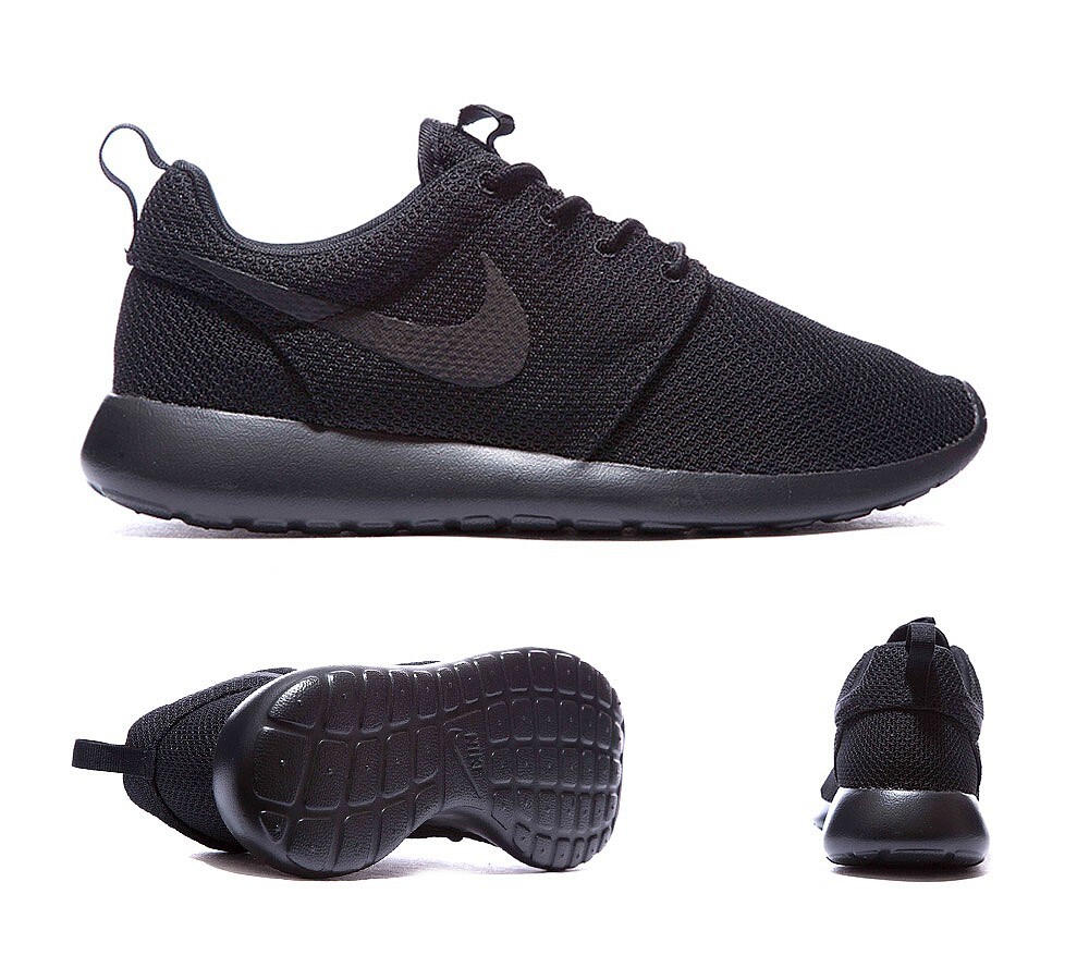 nike roshe run black