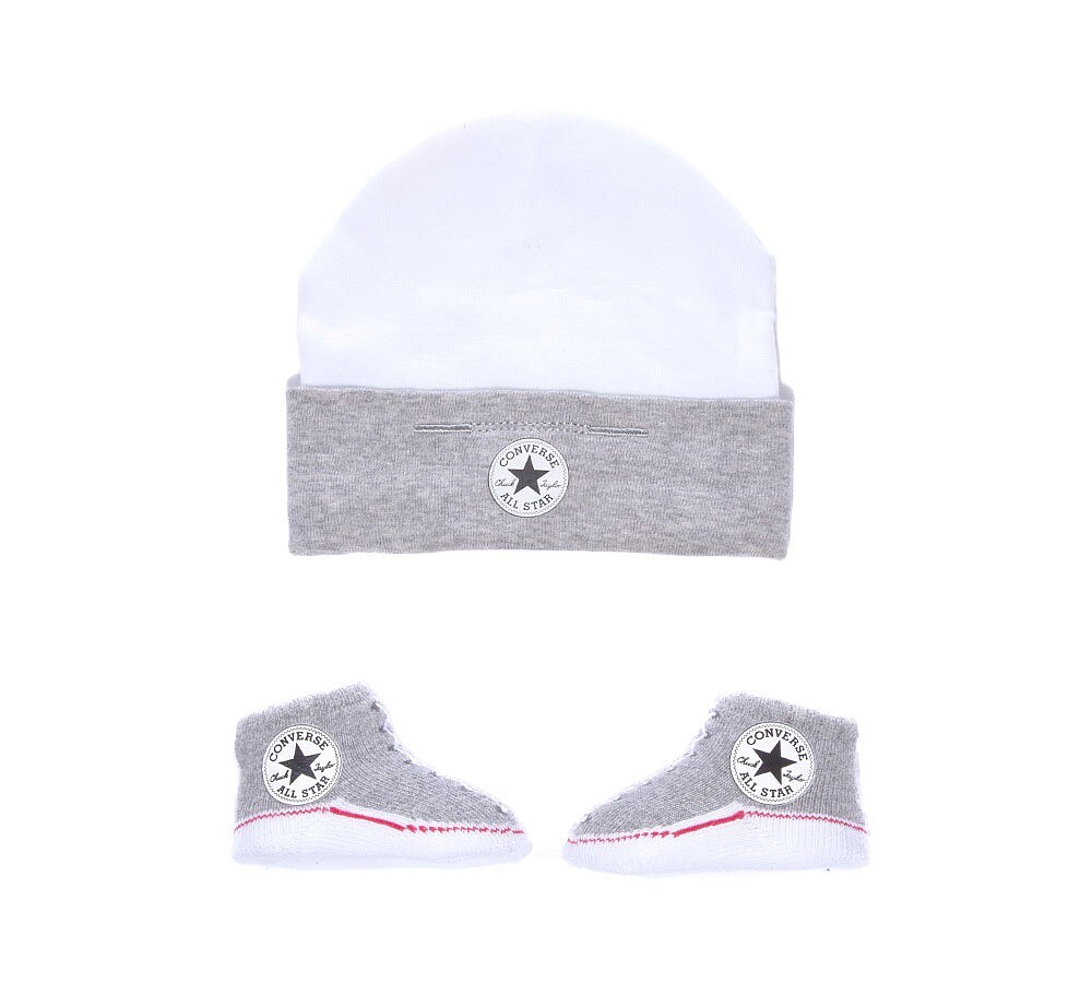 converse hat and bootie set