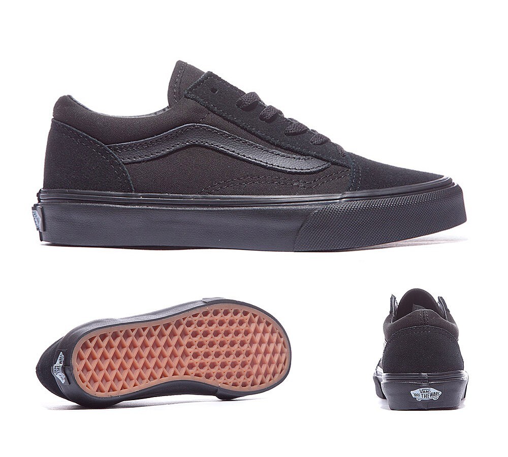 infant all black vans