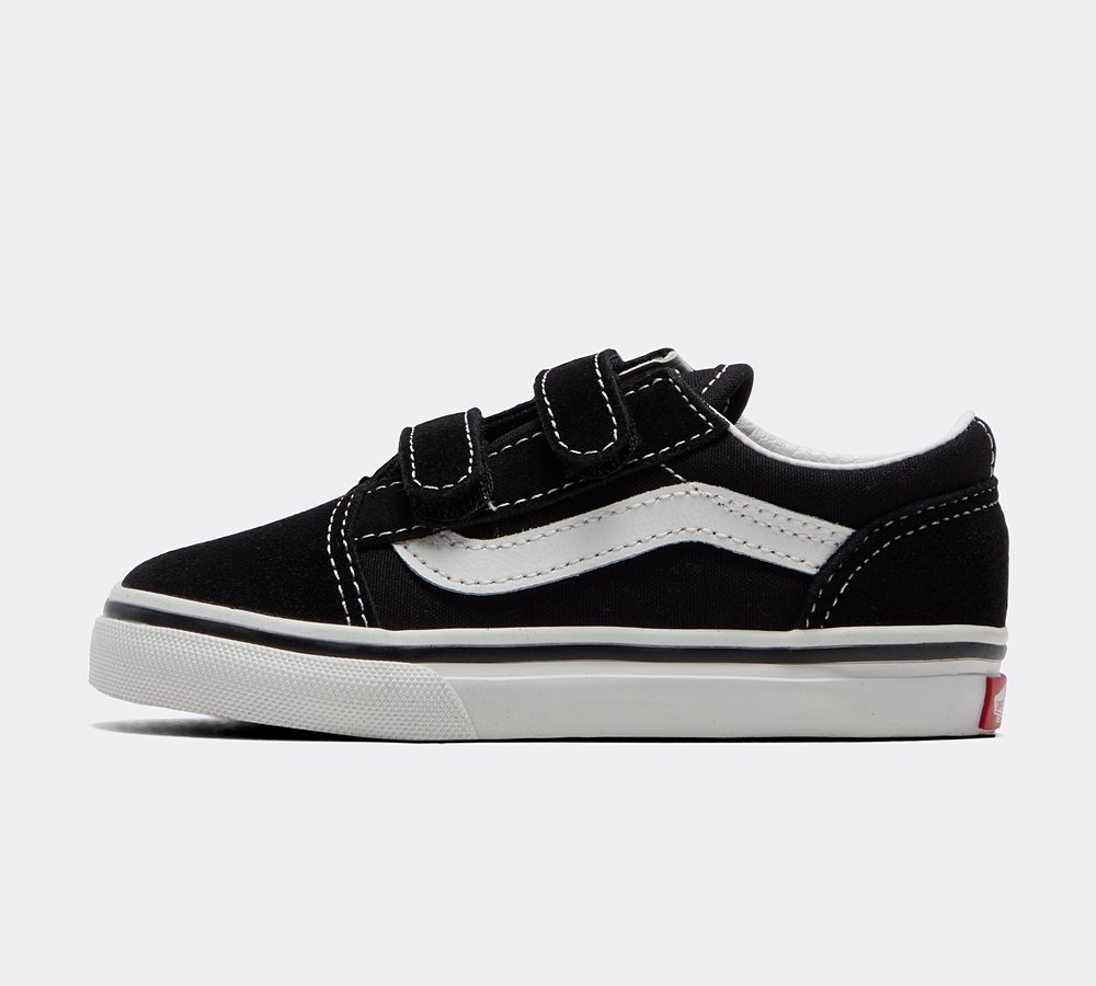 Vans Nursery Old Skool V Trainer | Black | Footasylum