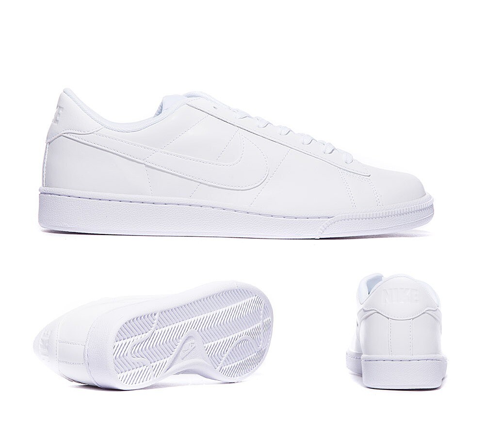 white nike tennis shoes for men