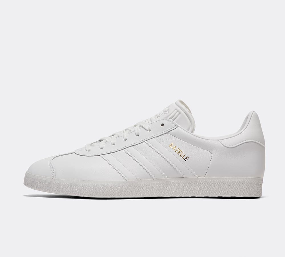 gazelle adidas white