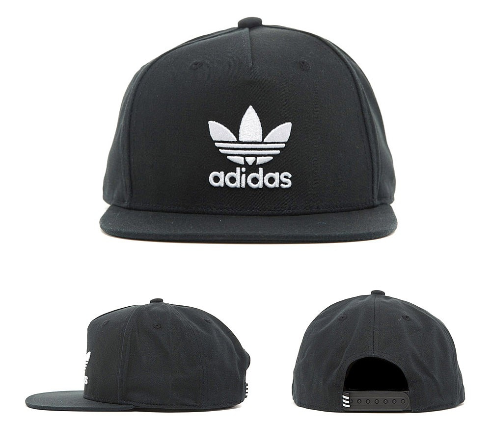 adidas Originals Trefoil Snapback Cap | Black | Footasylum