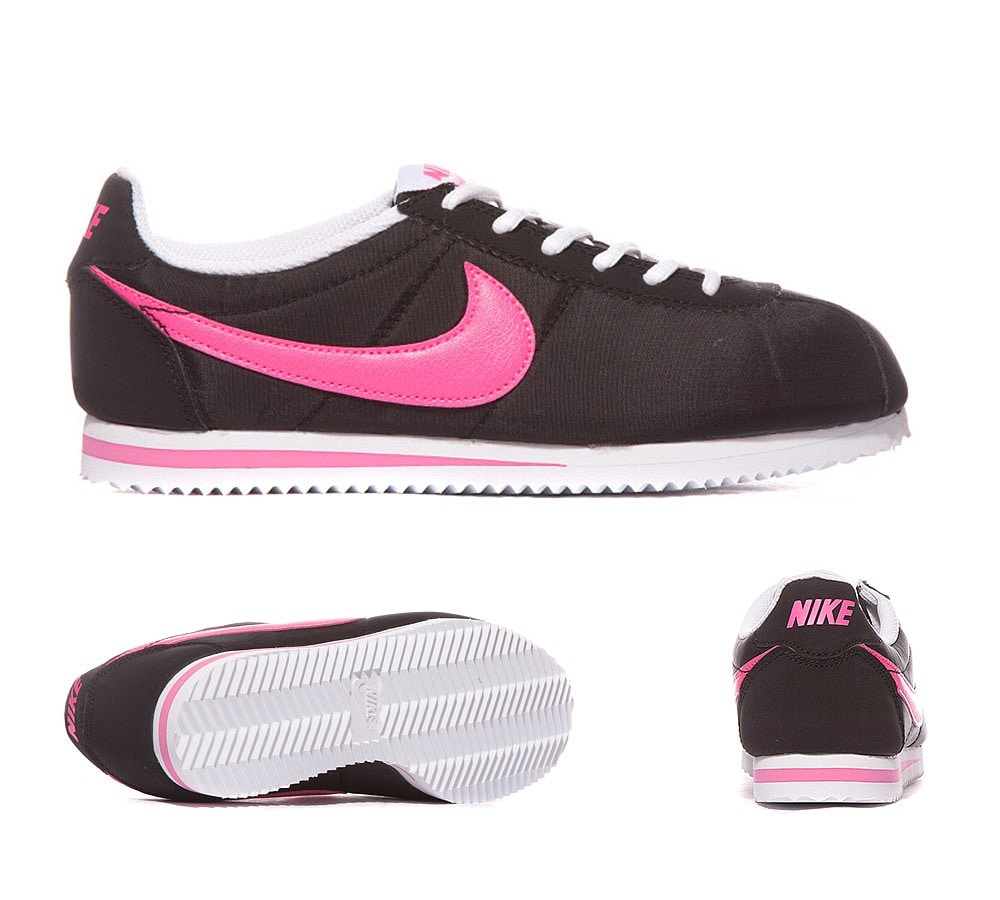 nike cortez junior black