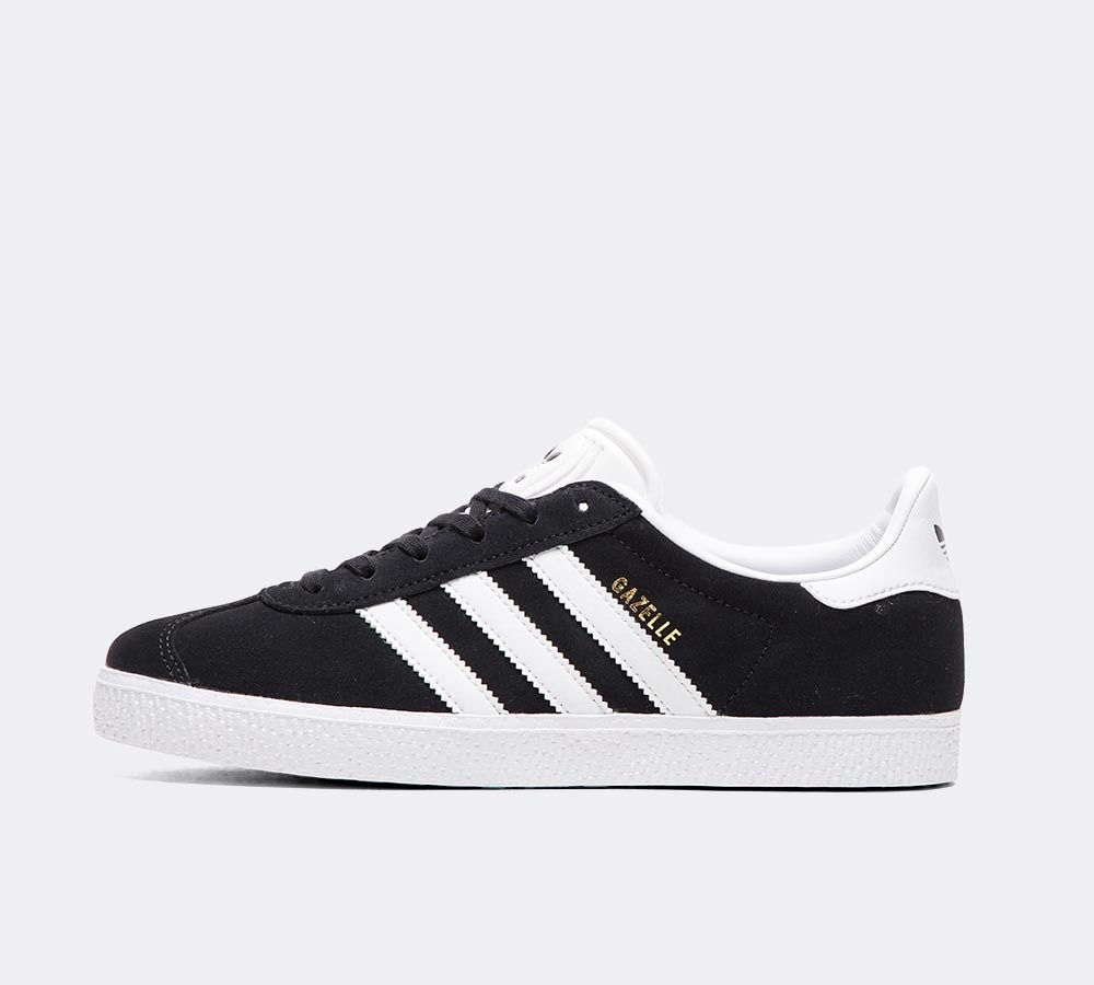 adidas Originals Junior Gazelle Trainer | Core Black | Footasylum