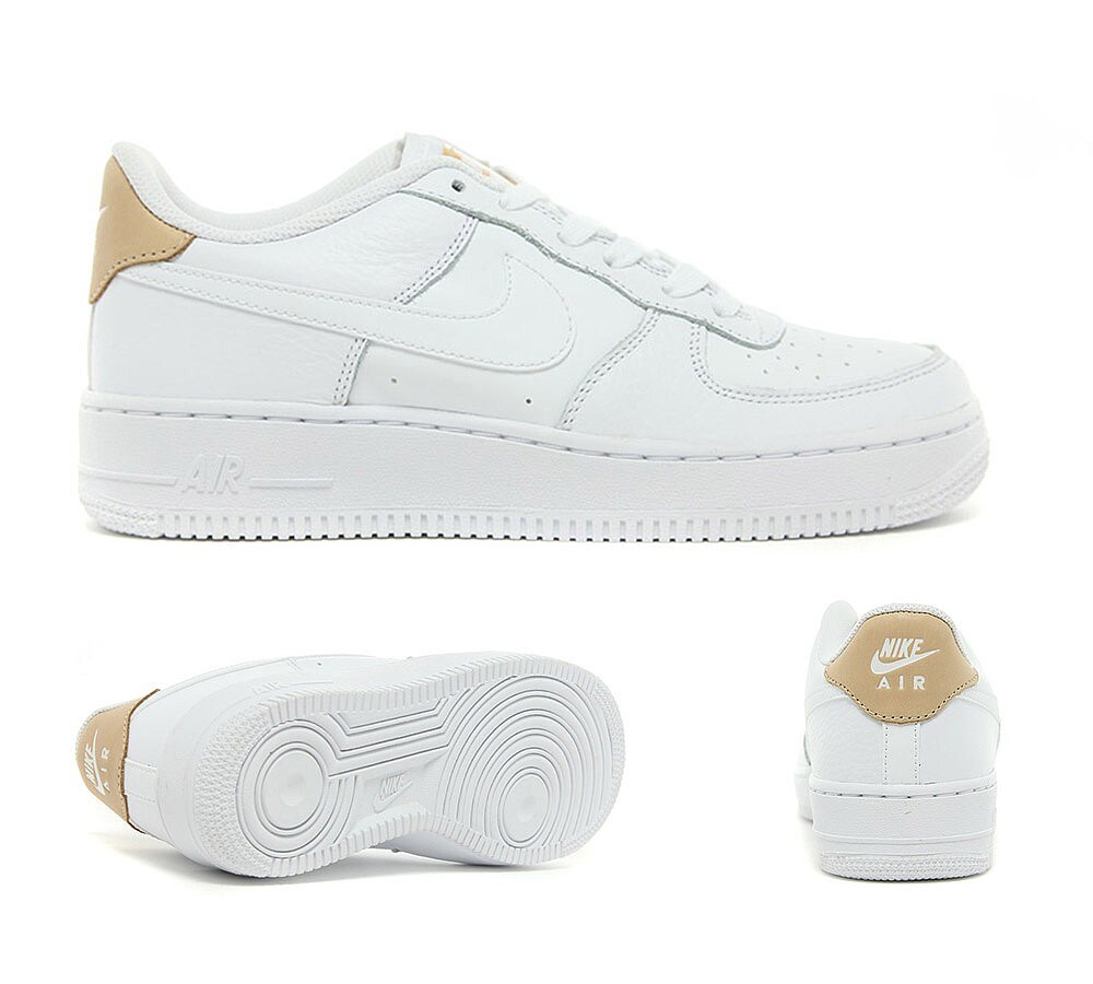 nike white & blue air force 1 lv8 ksa trainers junior