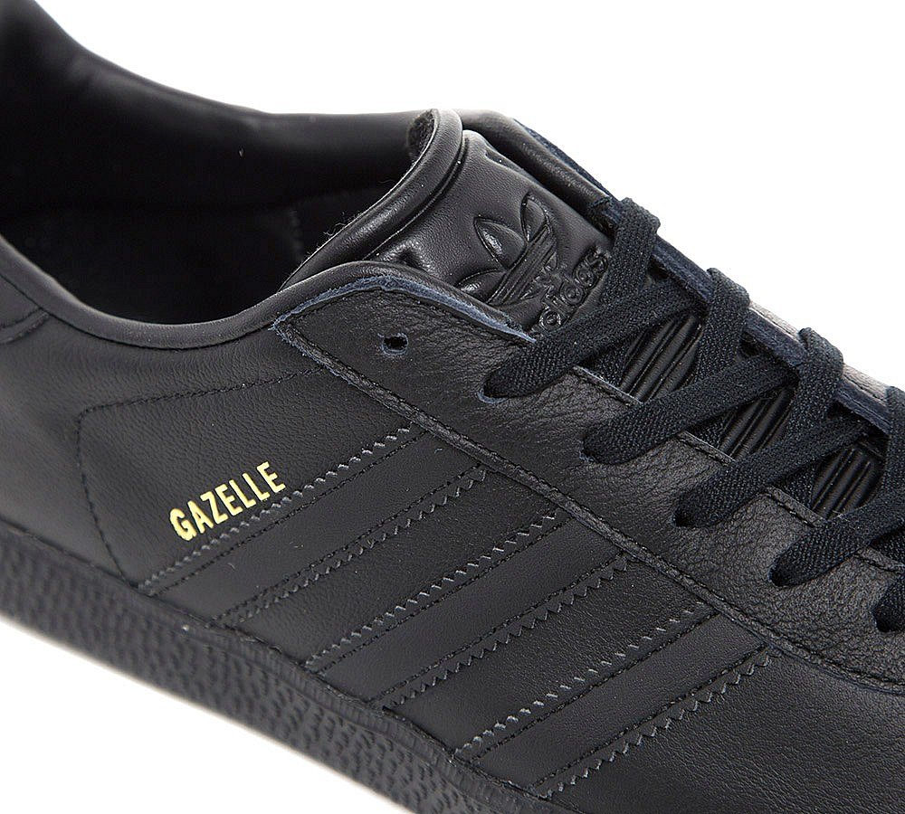 adidas Originals Junior Gazelle Trainer Black Black Black