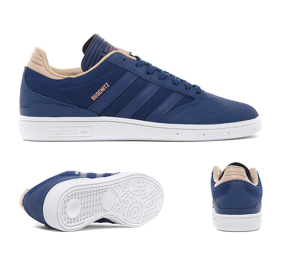 Adidas Busenitz Pro Shoes Collegiate Navy, Stonewash Blue and Gum Â£36.00