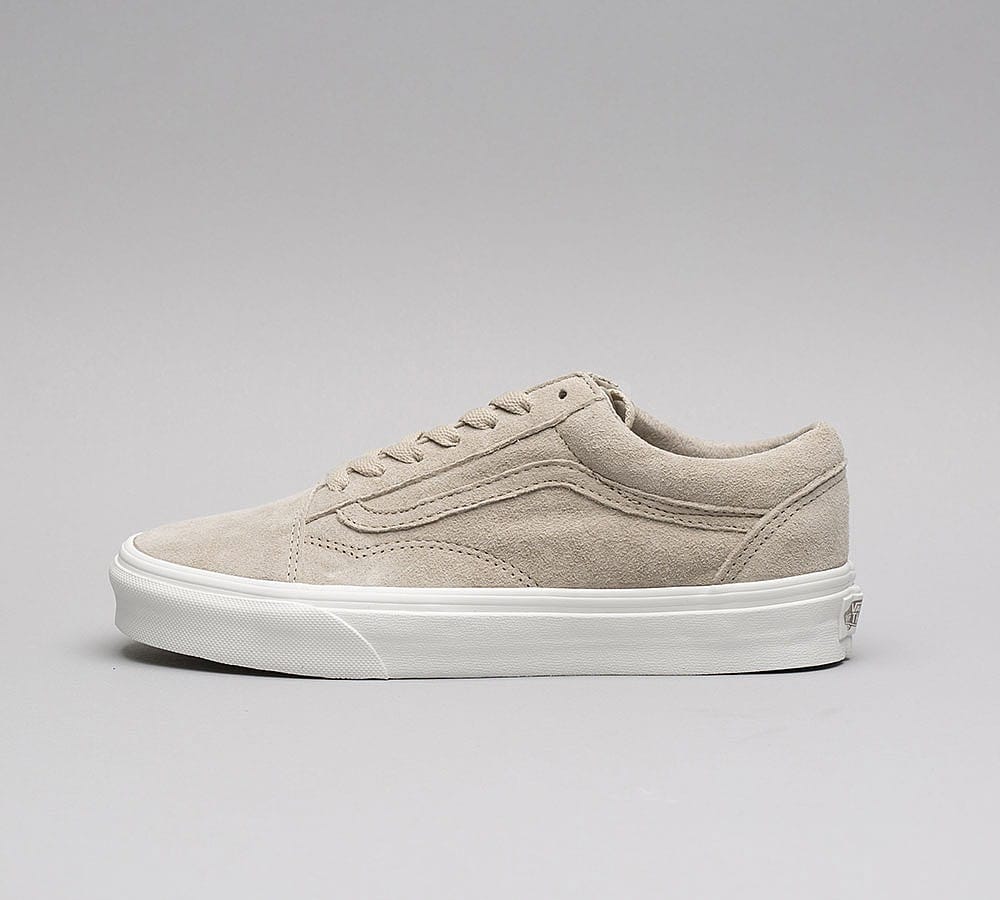 vans old skool suede trainers in beige