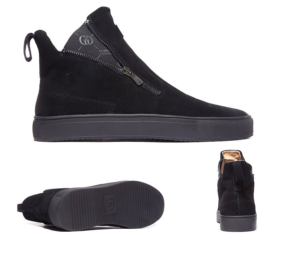 Glorious Gangsta Fulham Suede Boot Black Footasylum