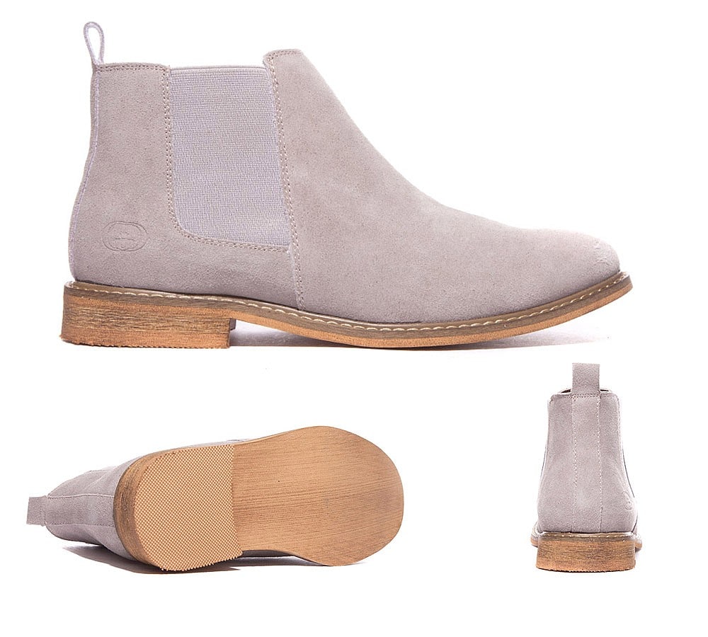 jesse chelsea boot in light grey