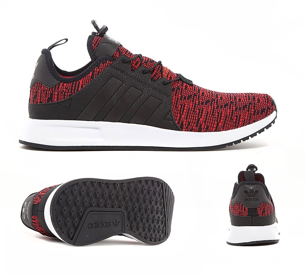 adidas Originals X PLR Knit Trainer Core Red / Black / White Footasylum
