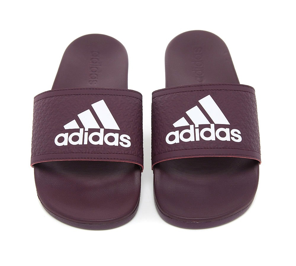  adidas  Originals  Womens Adilette  Cloudfoam  Slides Maroon 