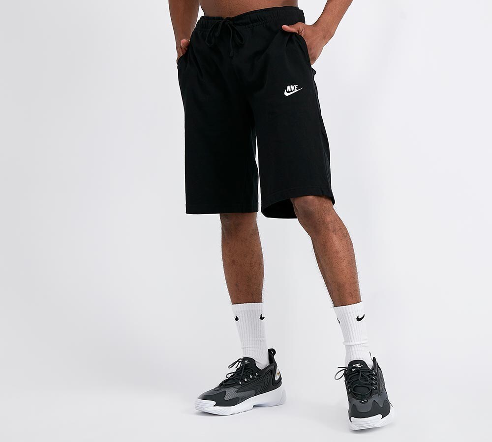 nike jersey club shorts in black