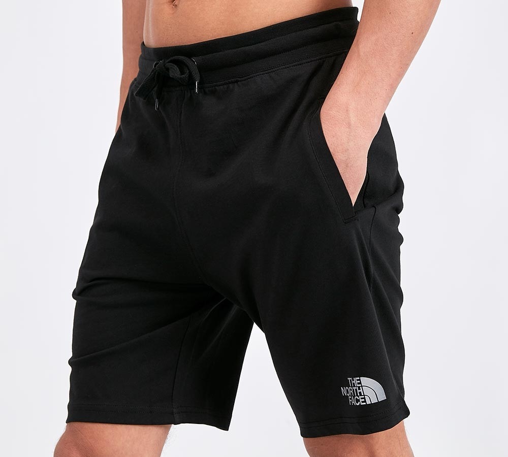 the north face logo shorts