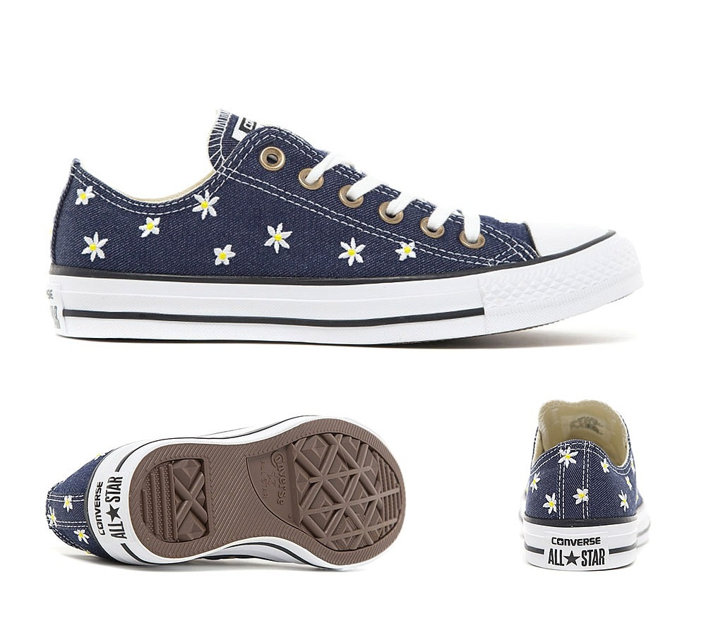 womens denim converse trainers