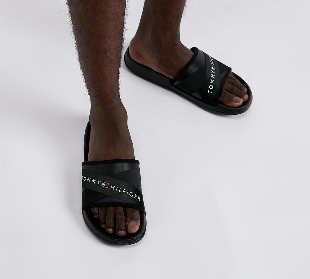 sliders tommy hilfiger men's